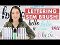 COMO FAZER LETTERING SEM BRUSH PASSO A PASSO | Marina Viabone