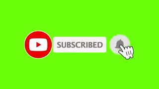 Green Screen : Subscribe Button Effect Video