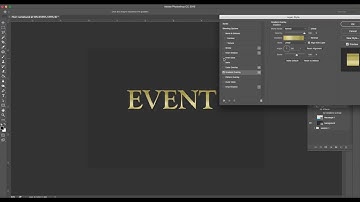 Photoshop Tutorial - Text Gold Gradient