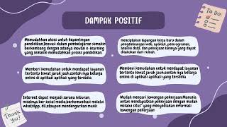 Mengenal Dampak Positif Dan Negatif Informatika Smpn 1 Krembung
