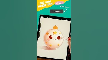 Drawing a Cute Christmas Bauble #artwithflo #procreatetutorial