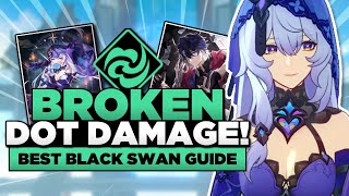 Black Swan is BROKEN! Best E0 Guide & Showcase [Relics, Light Cones & Teams] Honkai Star Rail