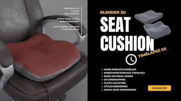 Blender Seat Cushion Render Timelapse