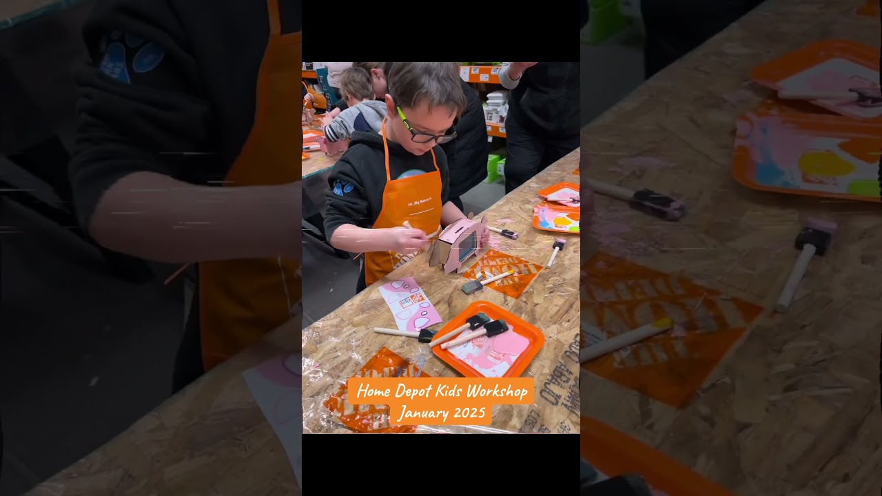 We love going to Home Depot for the kids workshops! 