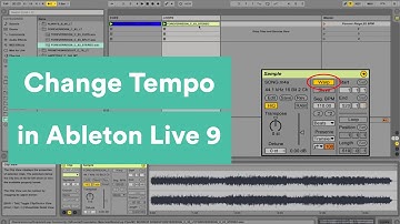 How to Change the Tempo in Ableton Live 9