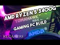 AMD Ryzen 5 3400G msi B450 TOMAHAWK MAX GTX 1650 Armaggeddon Airstream S140 Gaming PC Build