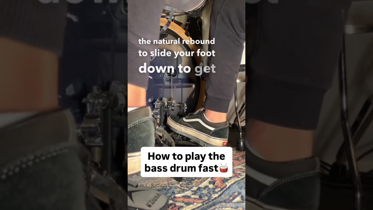 Secret to FAST bass drum notes 🥁