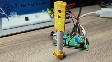 Raspberry Pi Traffic Light #schoolproject