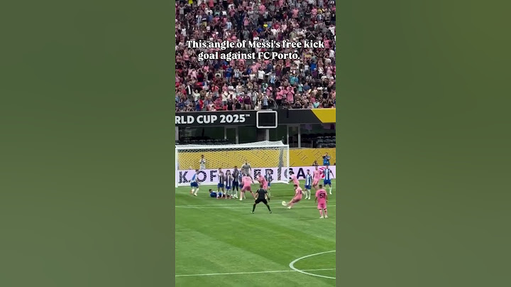 Lionel Messi verwandelt im entscheidenden Spiel der Klub-Weltmeisterschaft einen atemberaubenden
