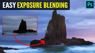 How To Blend 2 Bracketed Exposures | EASY Photoshop Tutorial