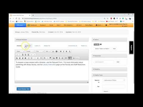 How to Use LibAnswers