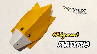 Easy Origami Platypus - How to make Paper Platypus - Cara membuat origami platipus