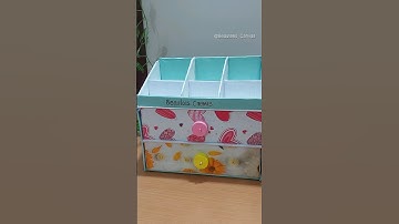 DIY Cardboard Organizer😍