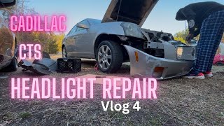 Headlight bulb replacement on Cadillac CTS