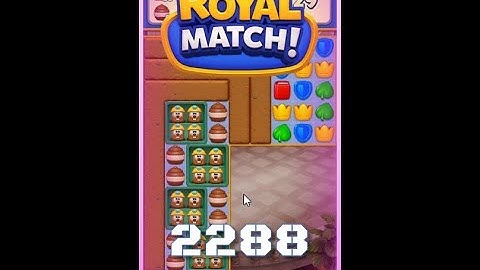 Royal Match Level 2288 - No Boosters Gameplay