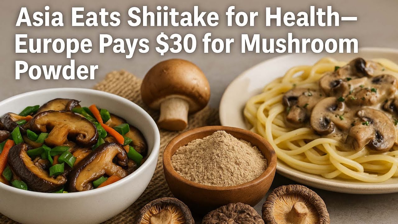 Europe Puts Mushrooms in Fairy Tales—Asia Puts Them in Medicine