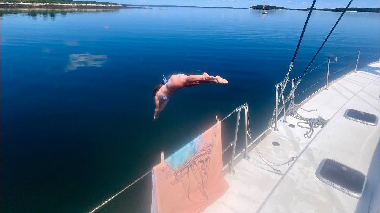 Sailing Chronicles: My Lagoon 440 Catamaran looks good in Maine 