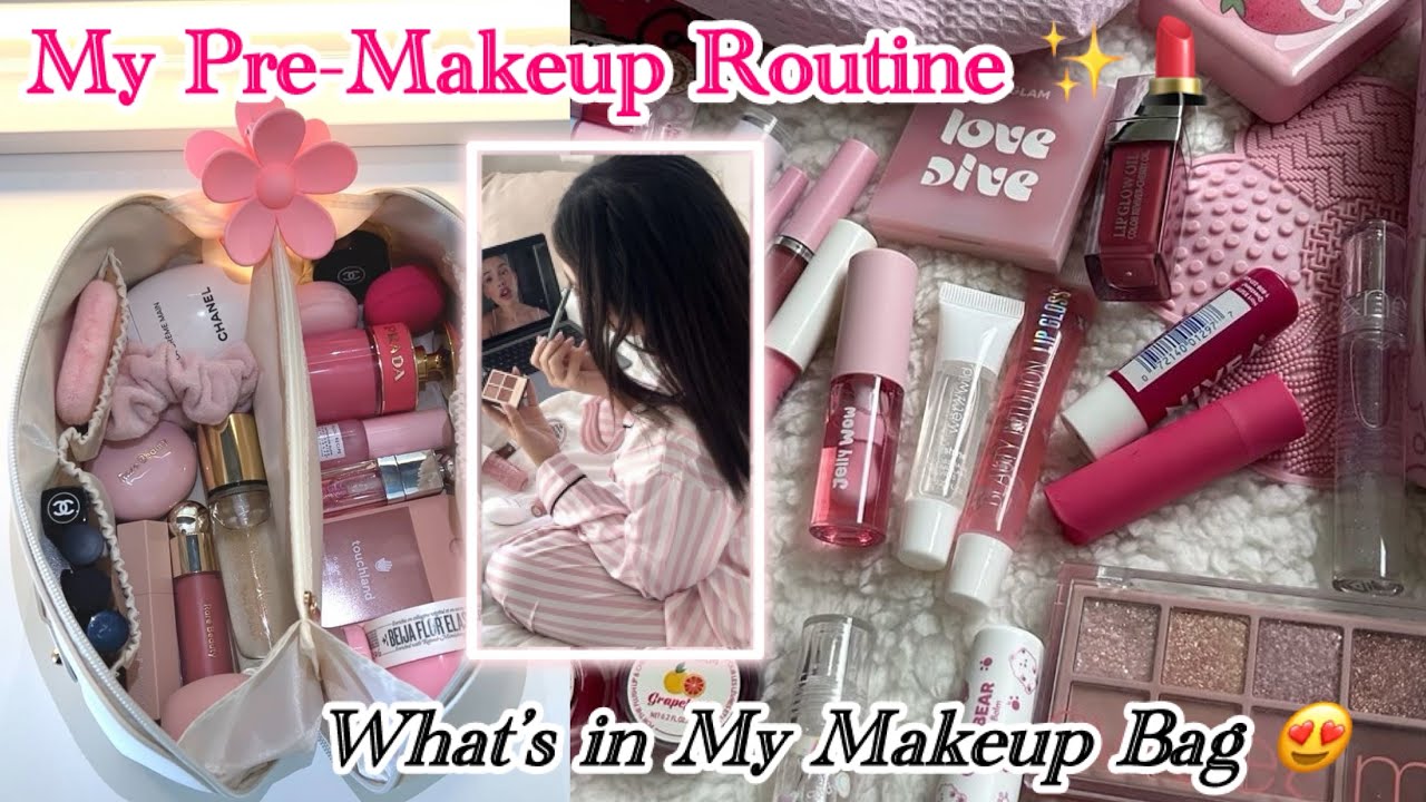 أساسيات حقيبة المكياج للمبتدئات والمراهقات 💄✨ |Makeup Bag Essentials for Teens & Beginners 🌸💖