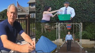 Ice bucket challenge Bill Gates George W. Bush and Obama