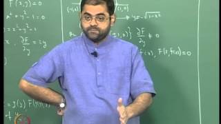 ⁣Mod-04 Lec-10 Introduction to the Implicit Function Theorem