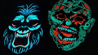 Beat sync Lighted Horror mask review