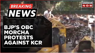 Breaking News | BJP's OBC Morcha Stages Protests In Delhi Against Telangana CM, K Chandrashekar Rao screenshot 2