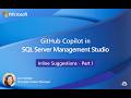 GitHub Copilot in SSMS: Inline suggestions Part I