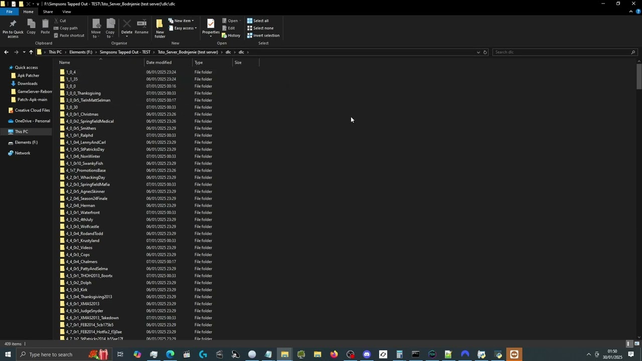 2025 01 30 Simpsons Tapped Out DLC Folder Structure Explained