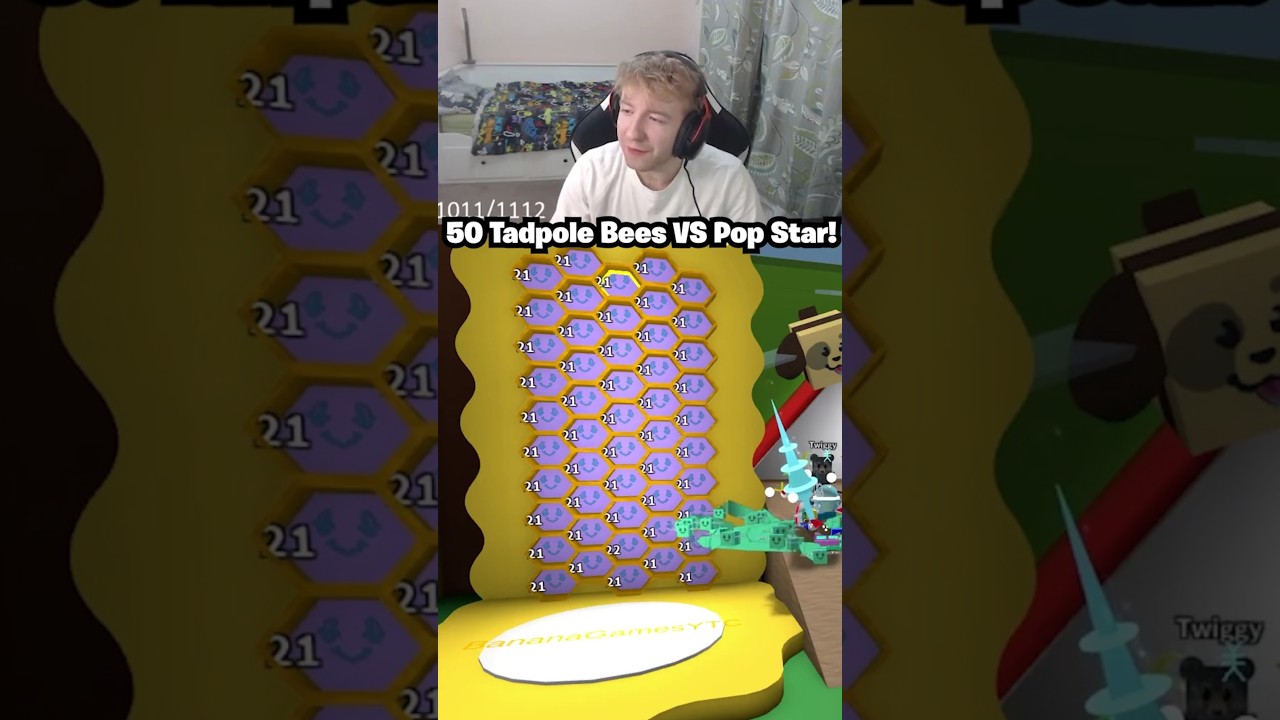 50 головастиков против поп-звезды! (Попытка установить мировой рекорд по размеру раздутой поп-зве...