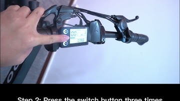 ADO electric bike Lock the throttle