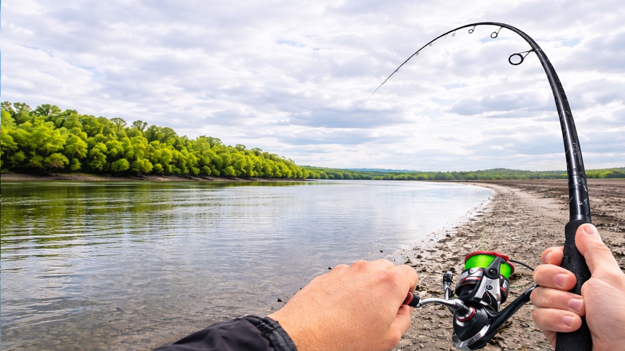 this spot was LOADED with aggresive fish! fishing up the creeks (found a feeding frenzy!?!)