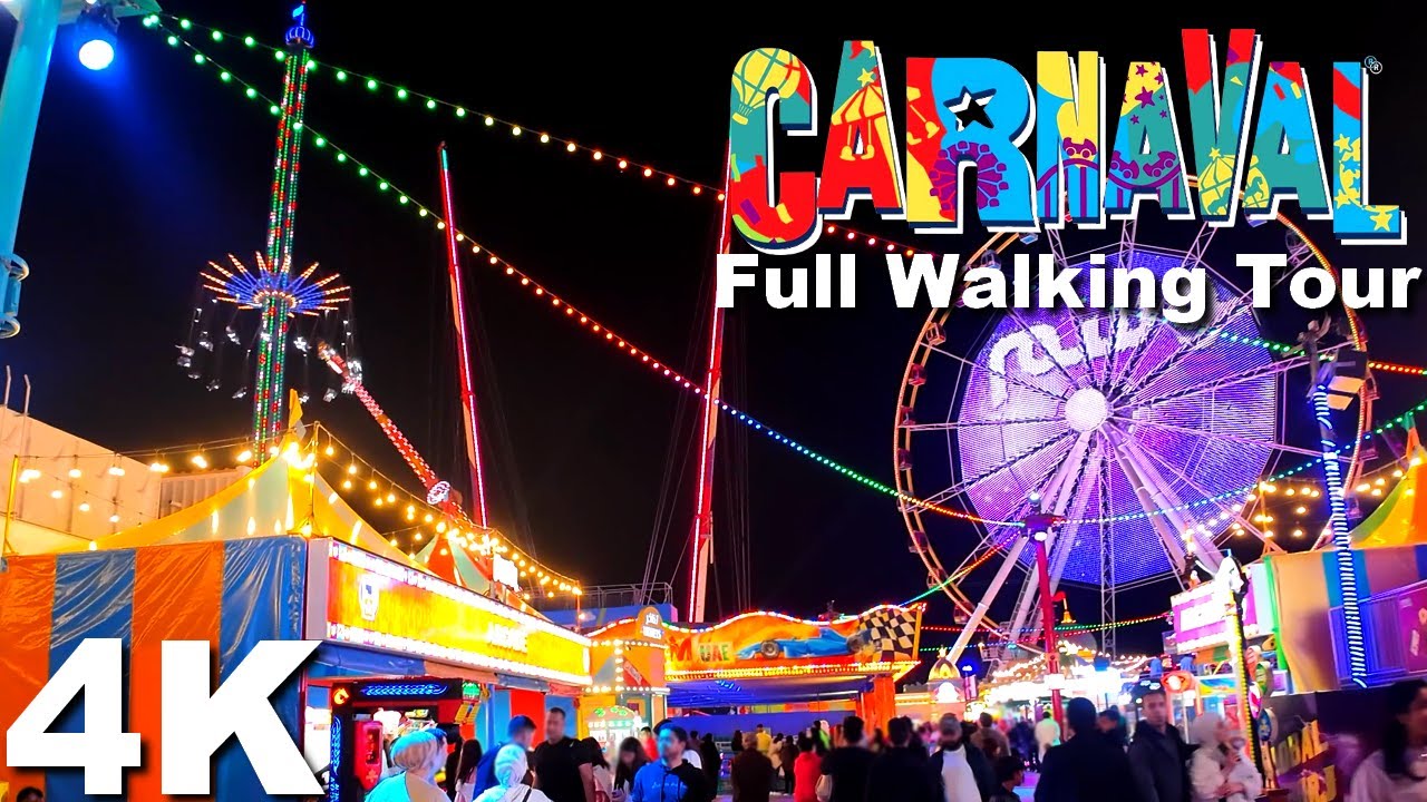 Carnaval - Global Village Dubai [Walking Tour 4K]