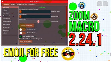 New menu mod: 2.24.1.Mocro // Zoom.  Free Emojis, also a choice of skins. [TUTORIAL]