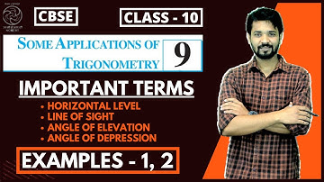 Class 10 Maths | Chapter 9 | Introduction Of Height And Distance | Examples 1, 2 | CBSE NCERT | Aman