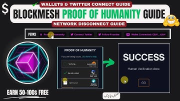 BlockMesh Perks Update: Proof of Humanity, Wallet Connect & Twitter Connect Guide