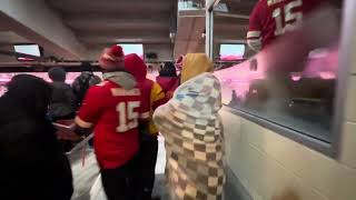 Chiefs versus Dolphins AFC wildcard game arrowhead Stadium experience on game day ￼