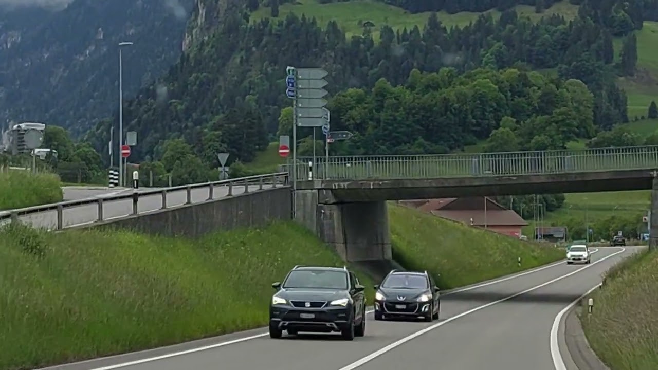 Road trip from Kandertal to Goppenstein, Switzerland