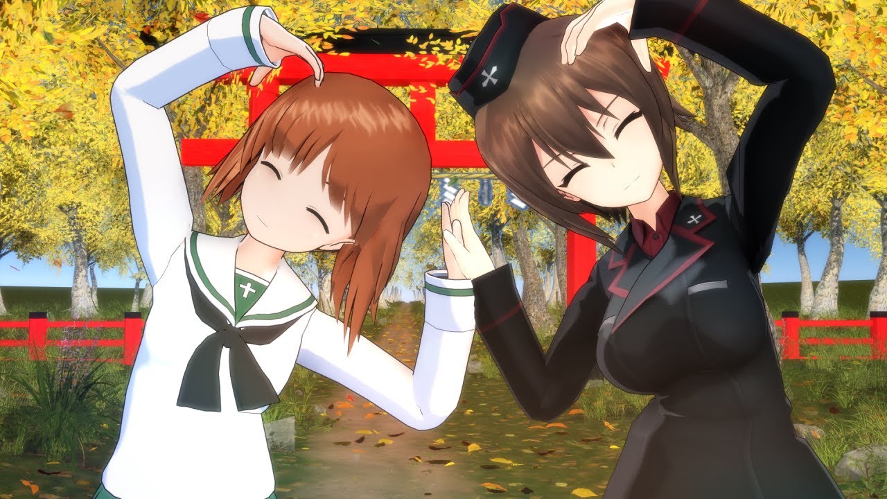 【MMD】Miho x Maho - 1 2 Fun Club