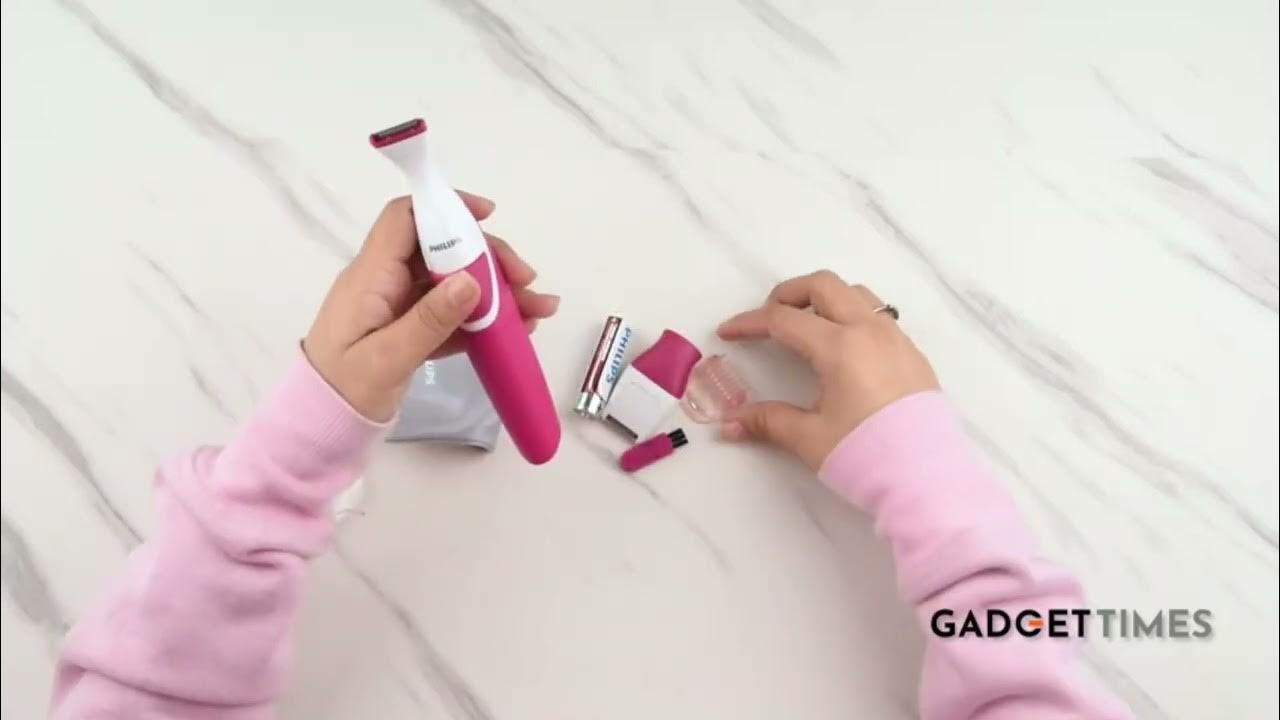 Philips BRT382/15 Cordelss Bikini Trimmer, how to remove bikini hair