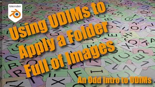 Using UDIMs to Apply a Folder Full of Images