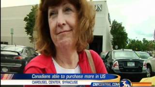 Canadians able to spend more at Syracuse's Carousel Center