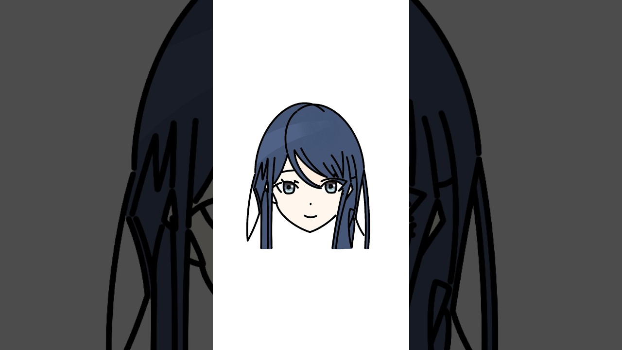 星乃一歌をアルファベットだけで描いてみた! #shorts #art #プロセカ