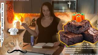 Making Some Spooky Sweet Treats - Pumpkin Patch Brownies