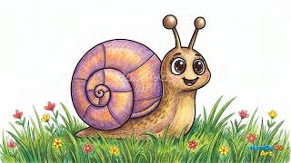 Use this quick trick to draw an incredible snail! Follow the step-by-step tutorial 🎨🤯🐌