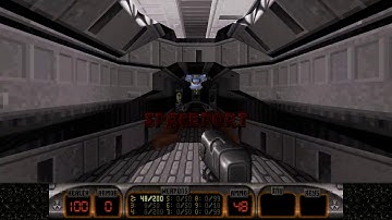 Duke Nukem 3D: Atomic Edition (E2L1: Spaceport) 100% (1996)