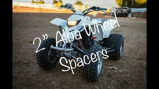 Alba 2" Spacers for Yamaha Blaster (4" added width)