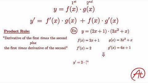 Product Rule for Derivatives EXPLAINED with Examples