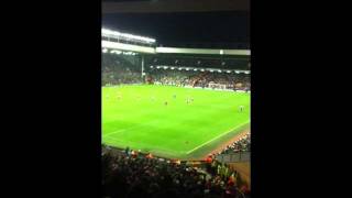 Steven Gerrard Chant Liverpool vs Newcastle 30/12/11