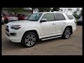 2019 Toyota 4Runner Limited in Blizzard Pearl with Redwood interior First look with Detailed Review