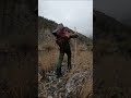 Varios días solo en la montaña: